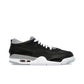 Jordan 4 RM Black Metallic: black, wolf grey, white, fire red leather sneaker