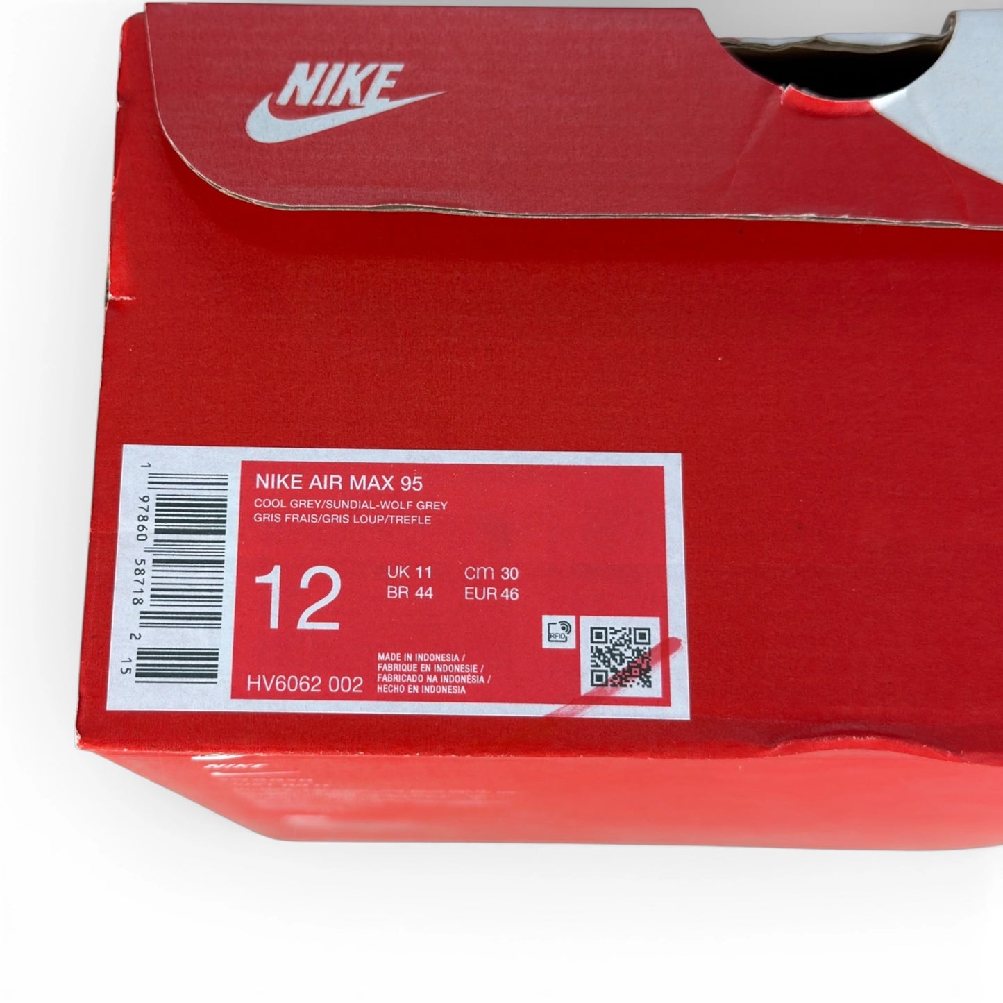 Nike Air Max 95 Cool Grey Sundial HV6062-002 – EU 46, brand new with full original box