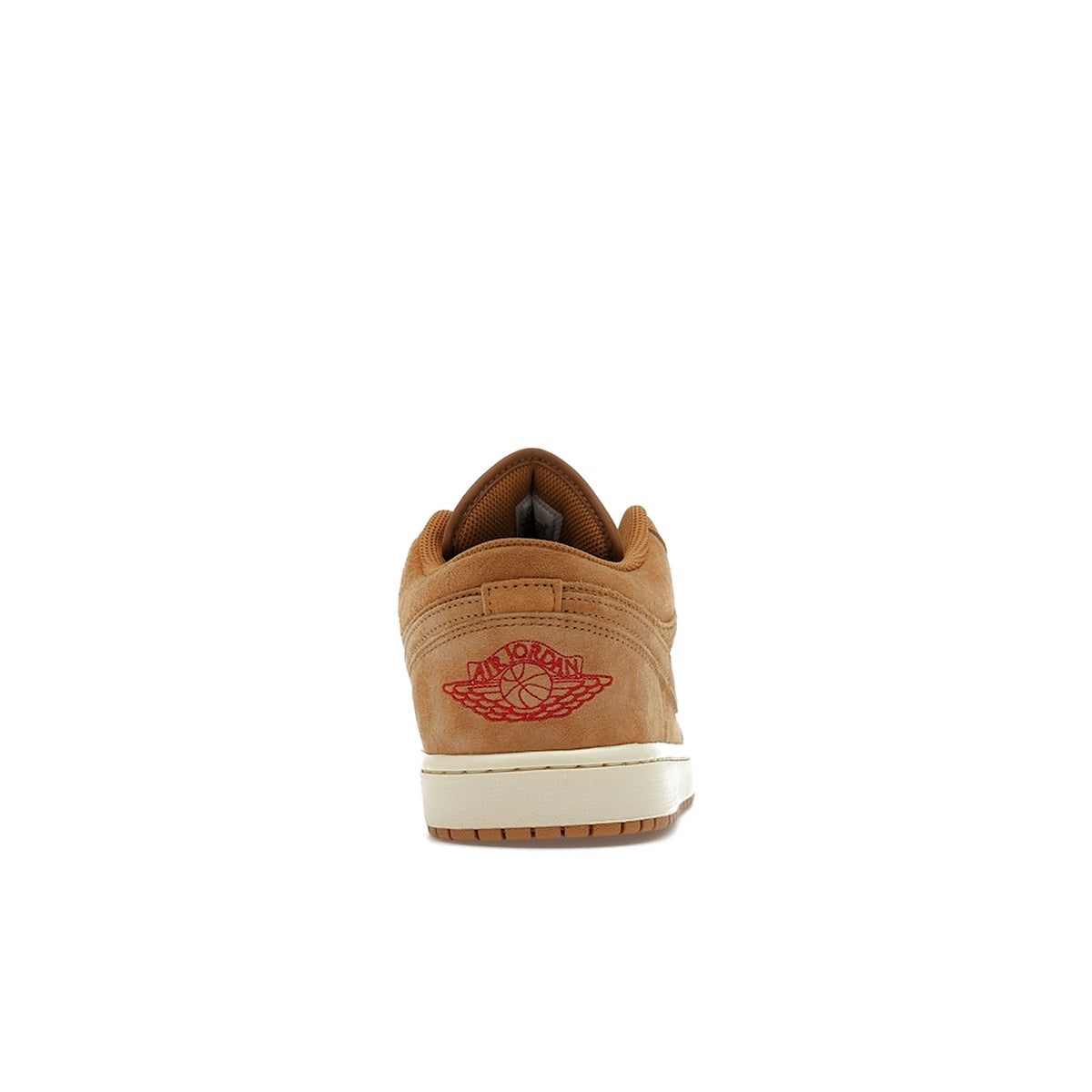 Jordan 1 Low SE Flax leather men’s sneaker in flax, varsity red, muslin – image 4 of 4