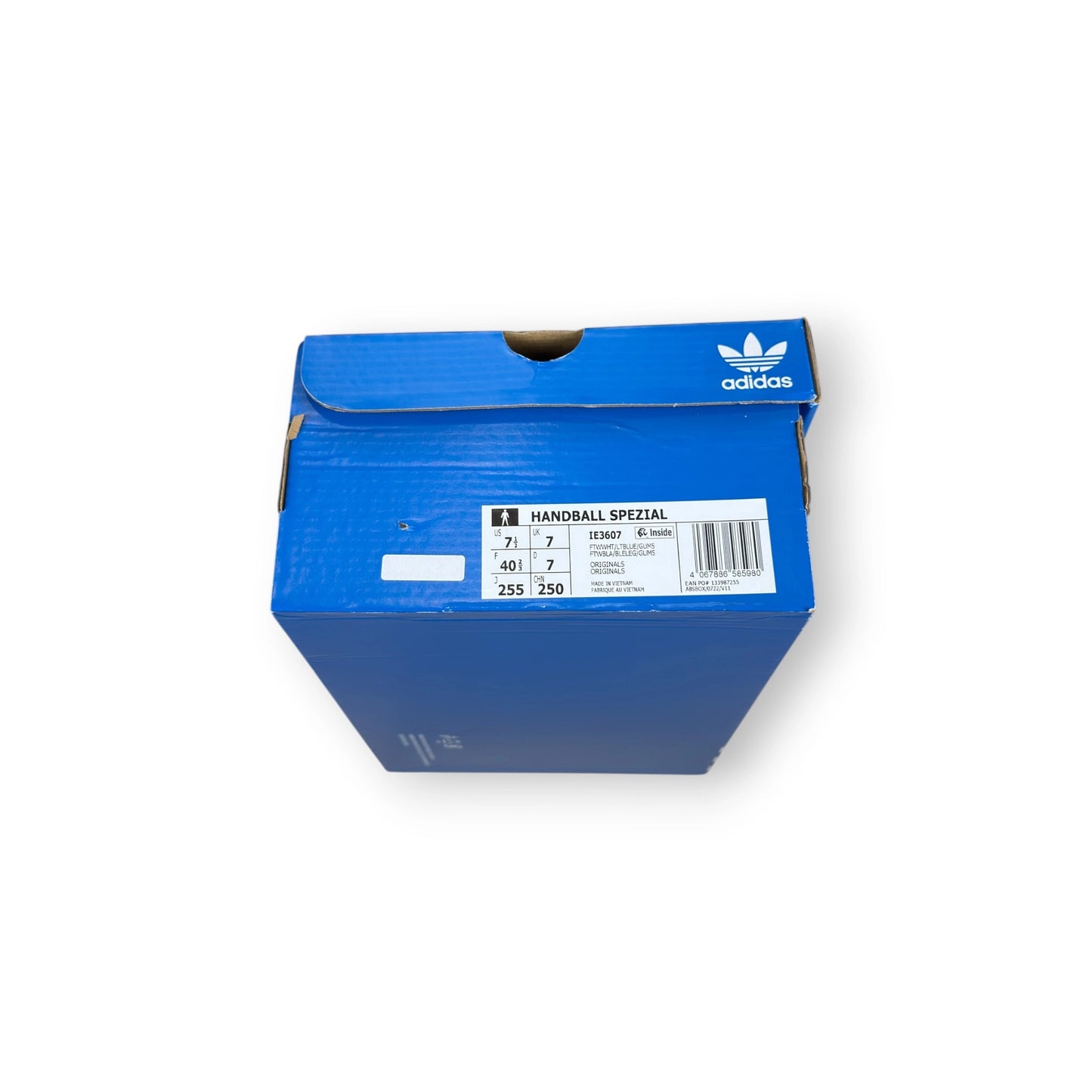 adidas Handball Spezial White Light Blue IE3607 – EU 40 2/3, brand new with original box