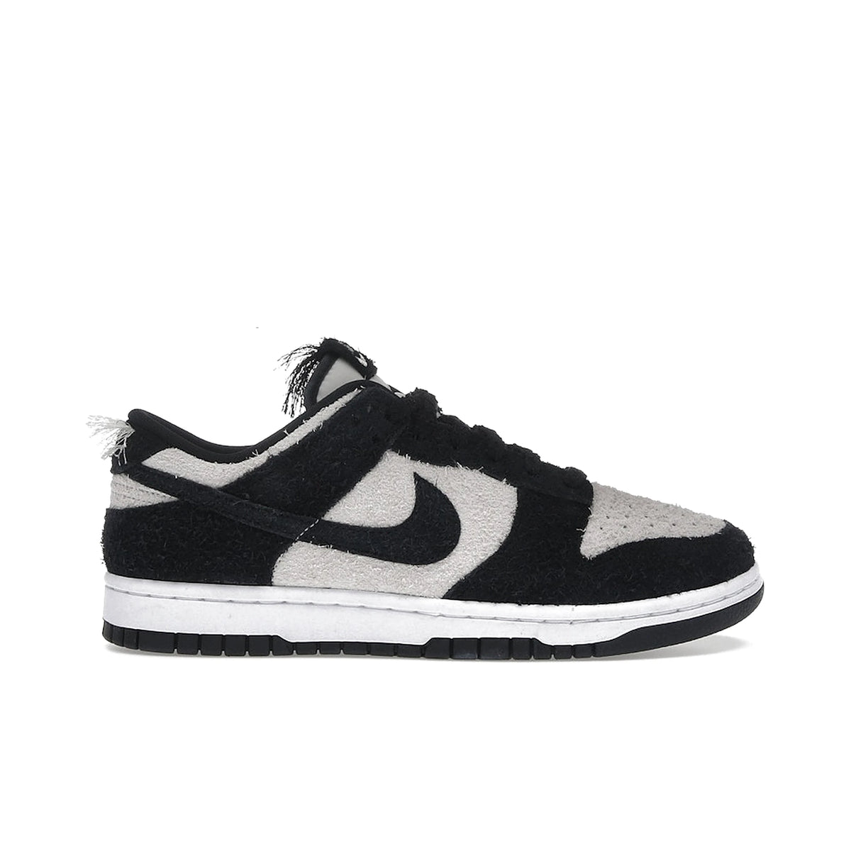 Nike Dunk Low Retro SE Panda-Monium, white and black leather with black suede