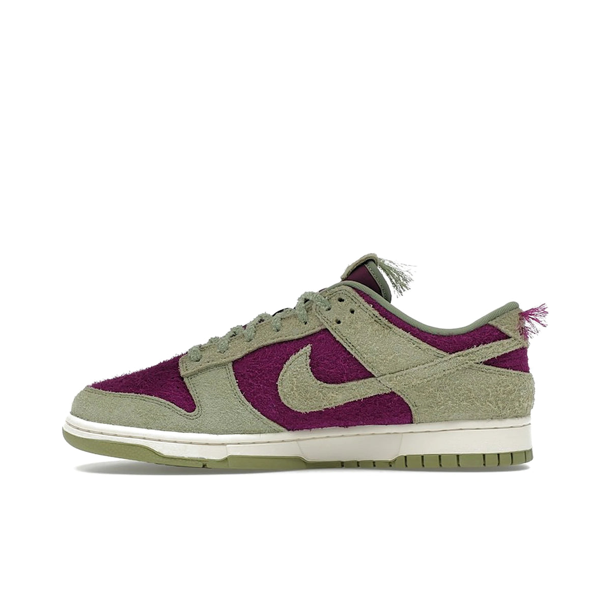 Nike Dunk Low Retro SE Viotech Dusty Olive in plum, plum, daybreak, barn, leather – image 3 of 4