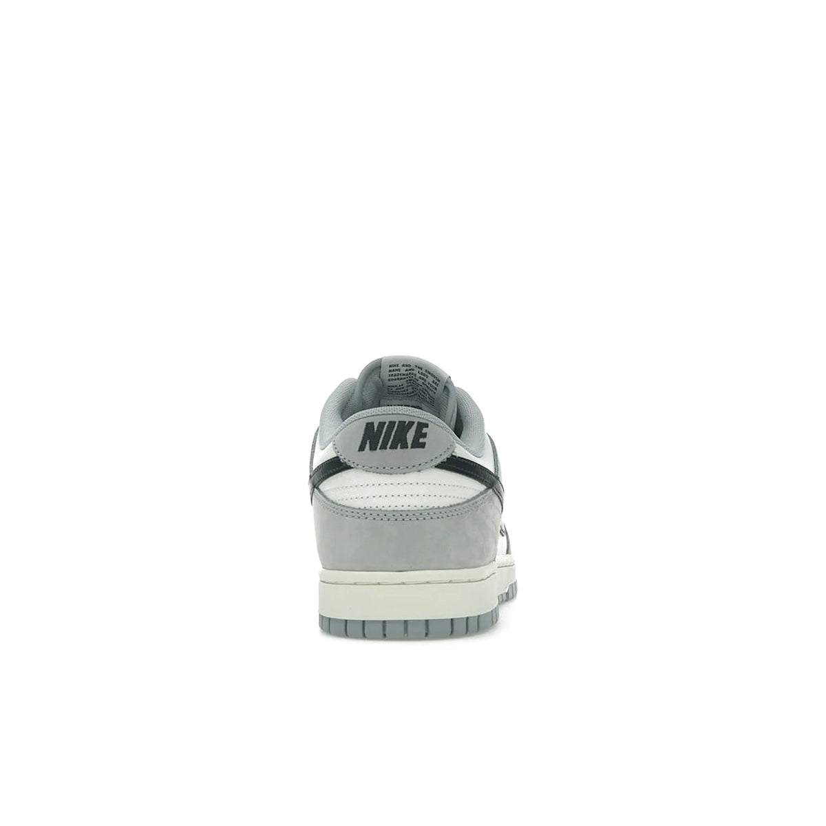 Nike Dunk Low Sail Wolf Grey men’s leather sneaker in sail, wolf grey, black. – image 4 of 4