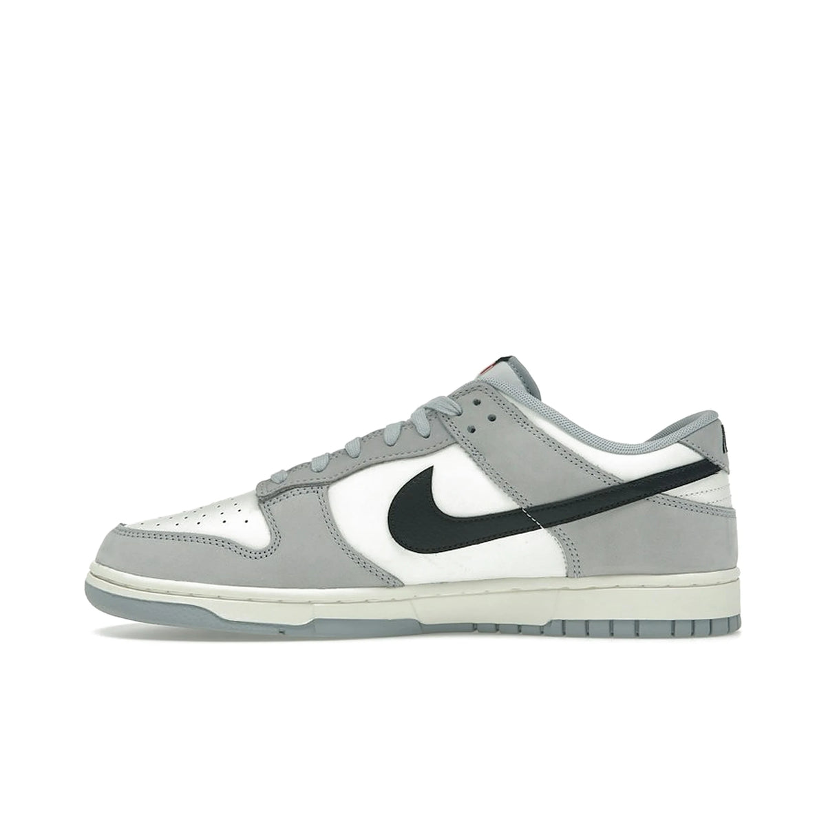 Nike Dunk Low Sail Wolf Grey men’s leather sneaker in sail, wolf grey, black. – image 3 of 4