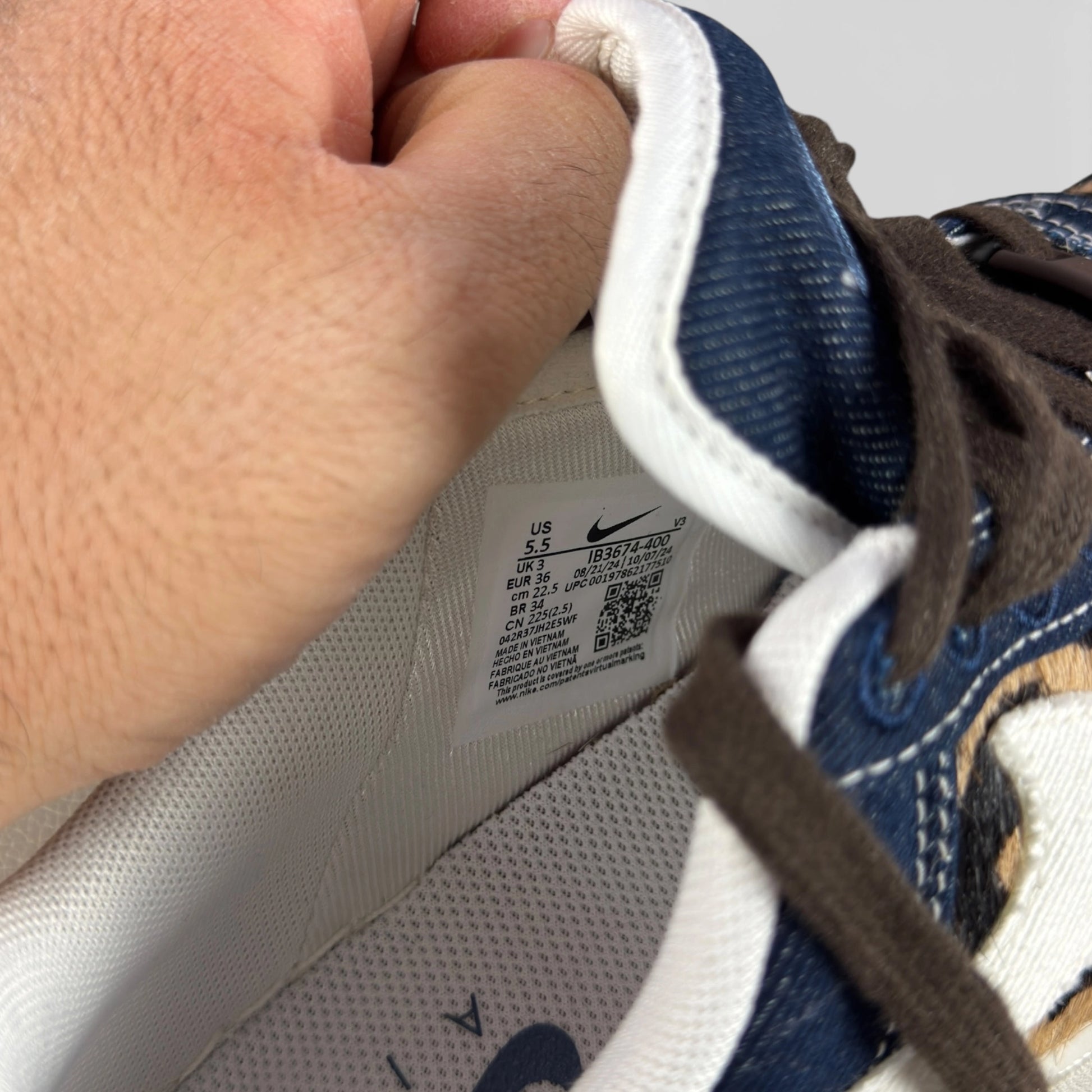 Nike Air Force 1 Low Cheetah Blue Denim (Women’s) IB3674-400 – EU 36, brand new with original box
