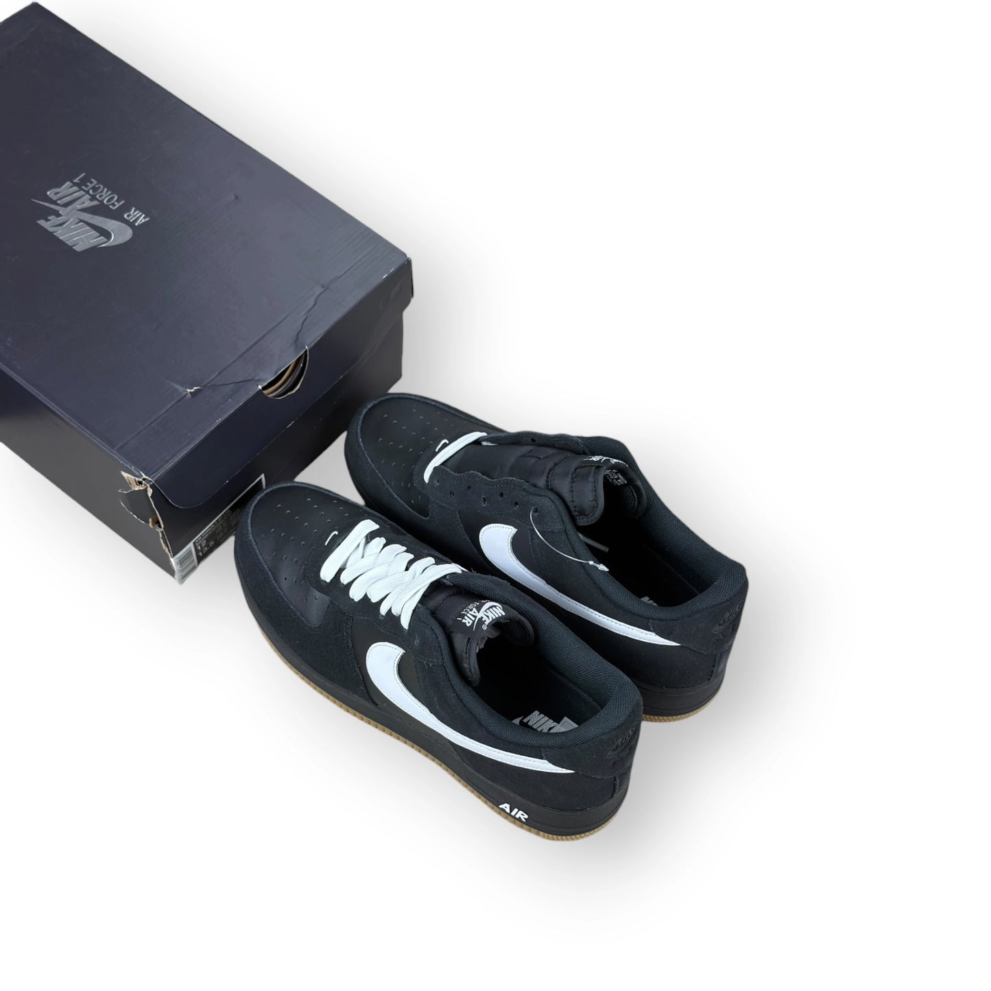 Nike Air Force 1 Low '07 LV8 Black Gum Light Brown White EU 46