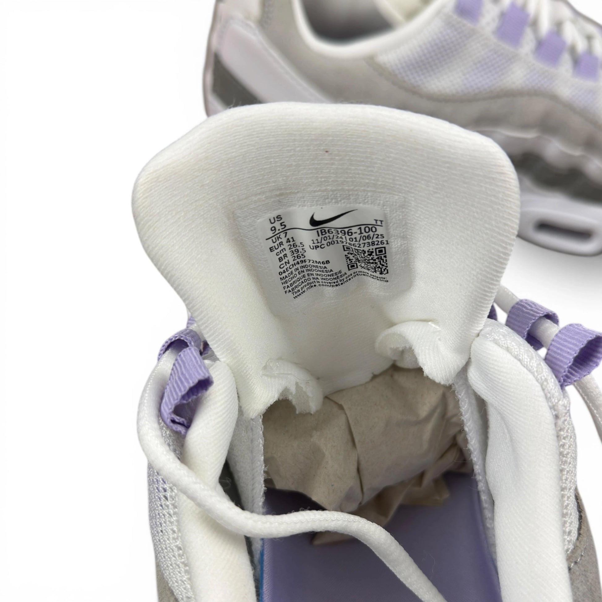 Nike Air Max 95 OG Big Bubble Hydrangeas (Women’s) IB6396-100 – EU 41, brand new with original box