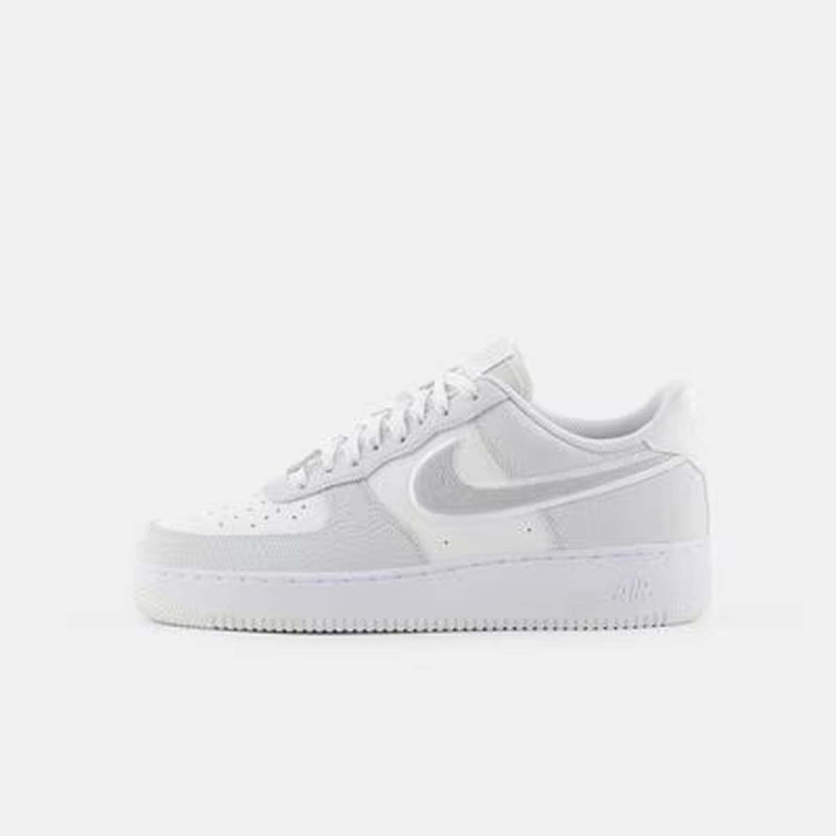 Nike Air Force 1 unisex leather white, black, silver, yellow