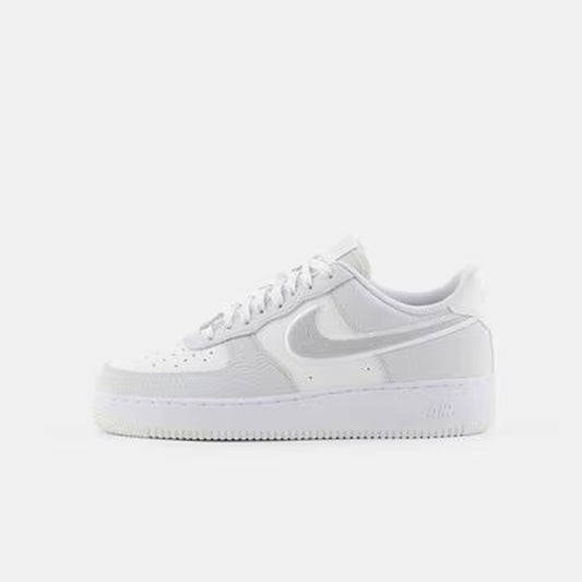 Nike Air Force 1 unisex leather white, black, silver, yellow