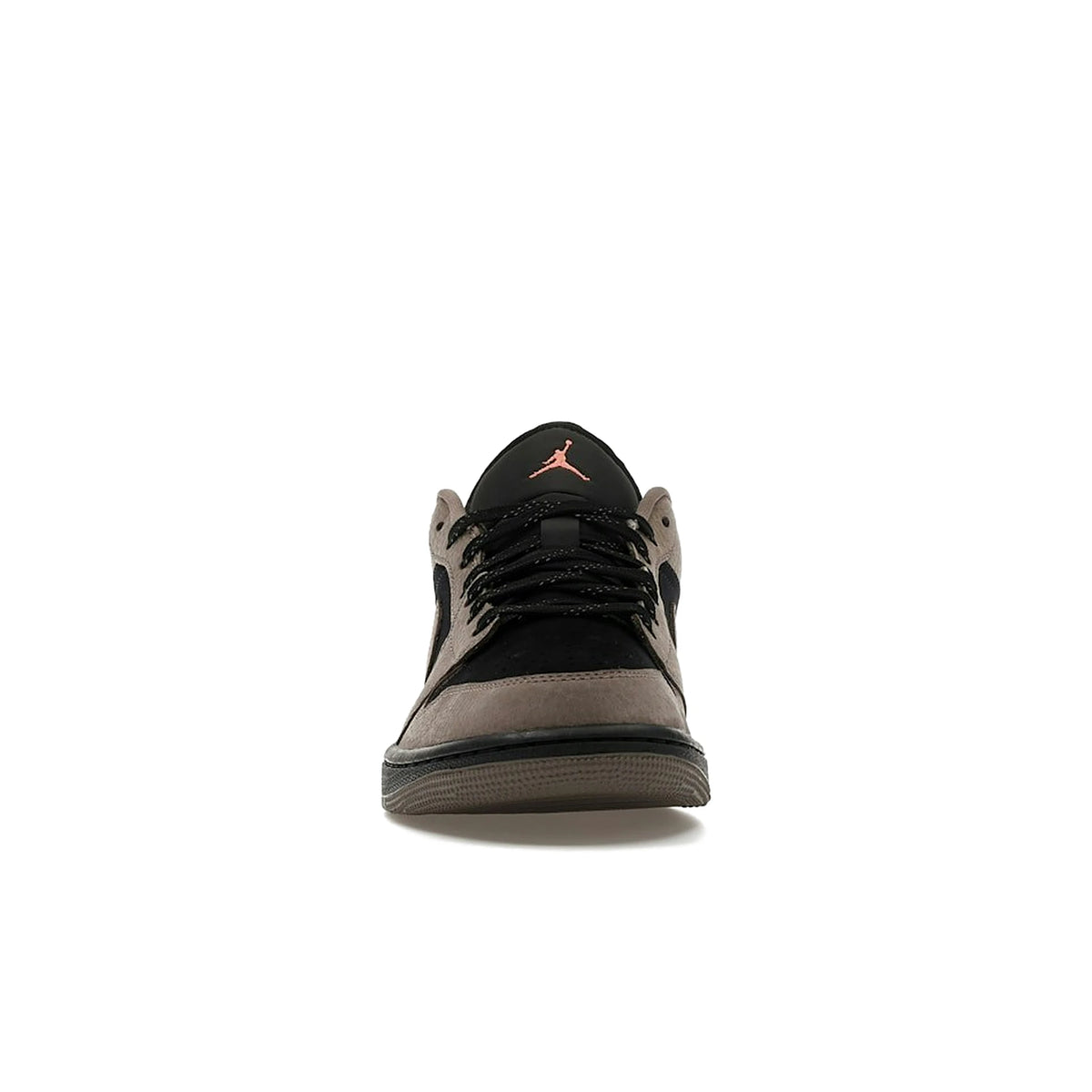 Nike Jordan 1 Low SE Olive Grey in Black, Light Wild Mango, Olive Grey leather – image 2 of 4