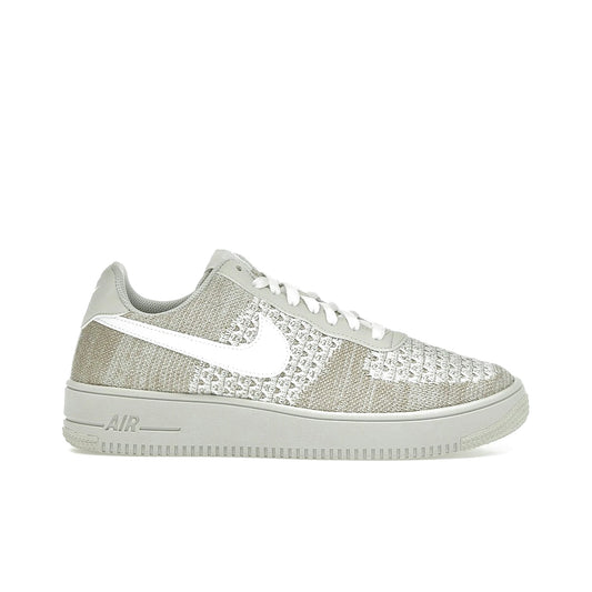 Nike Air Force 1 Flyknit 2.0 Light Bone in light bone, khaki and desert khaki textile upper