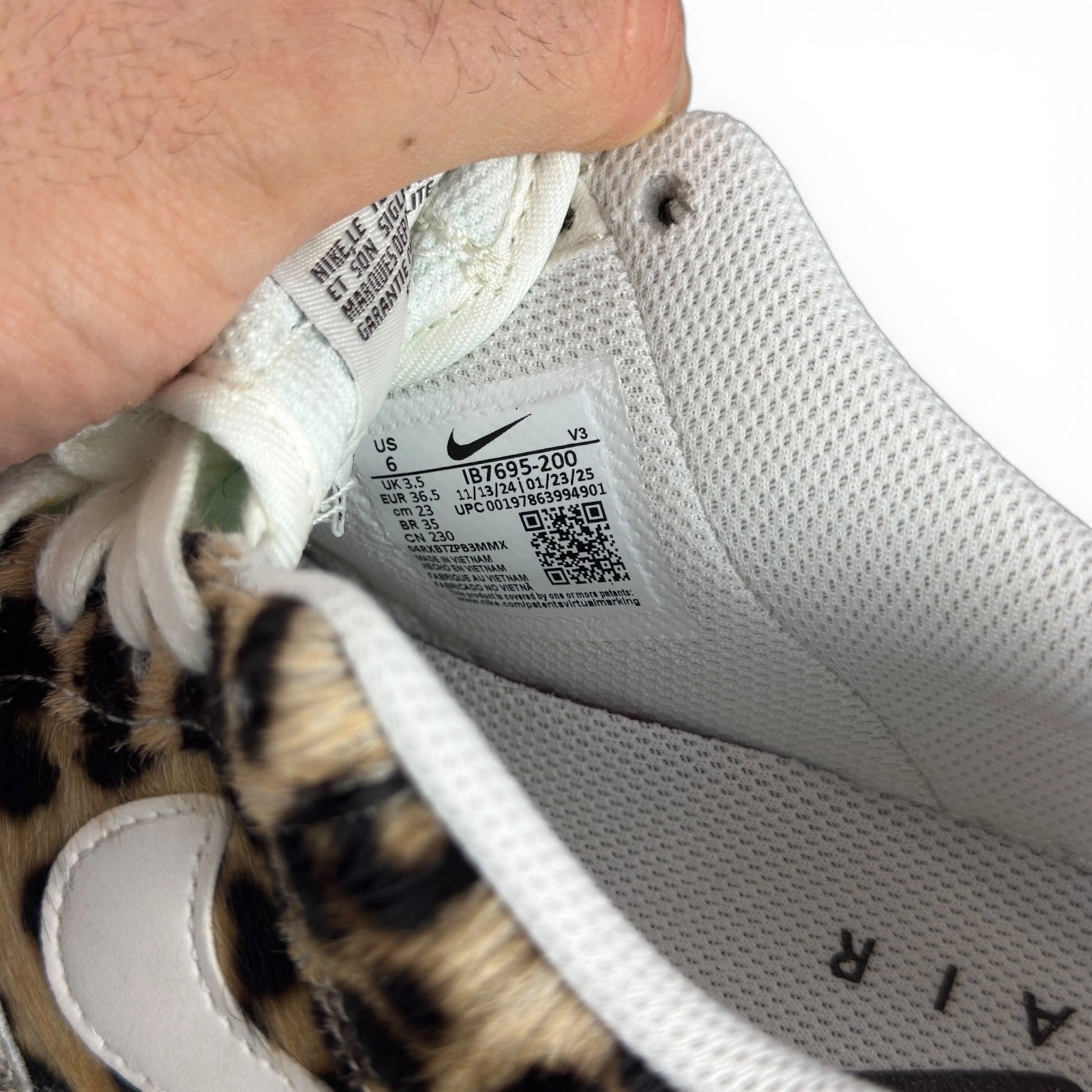 Nike Air Force 1 Low Cheetah Print (Women’s) IB7695-200 – EU 36.5, brand new with original box