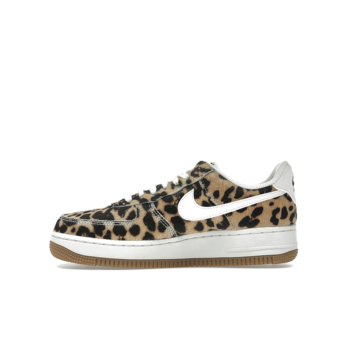 Nike Air Force 1 Low Cheetah Print shoes in baroque brown, sesame, sail leather, suede, velvet – image 3 of 4