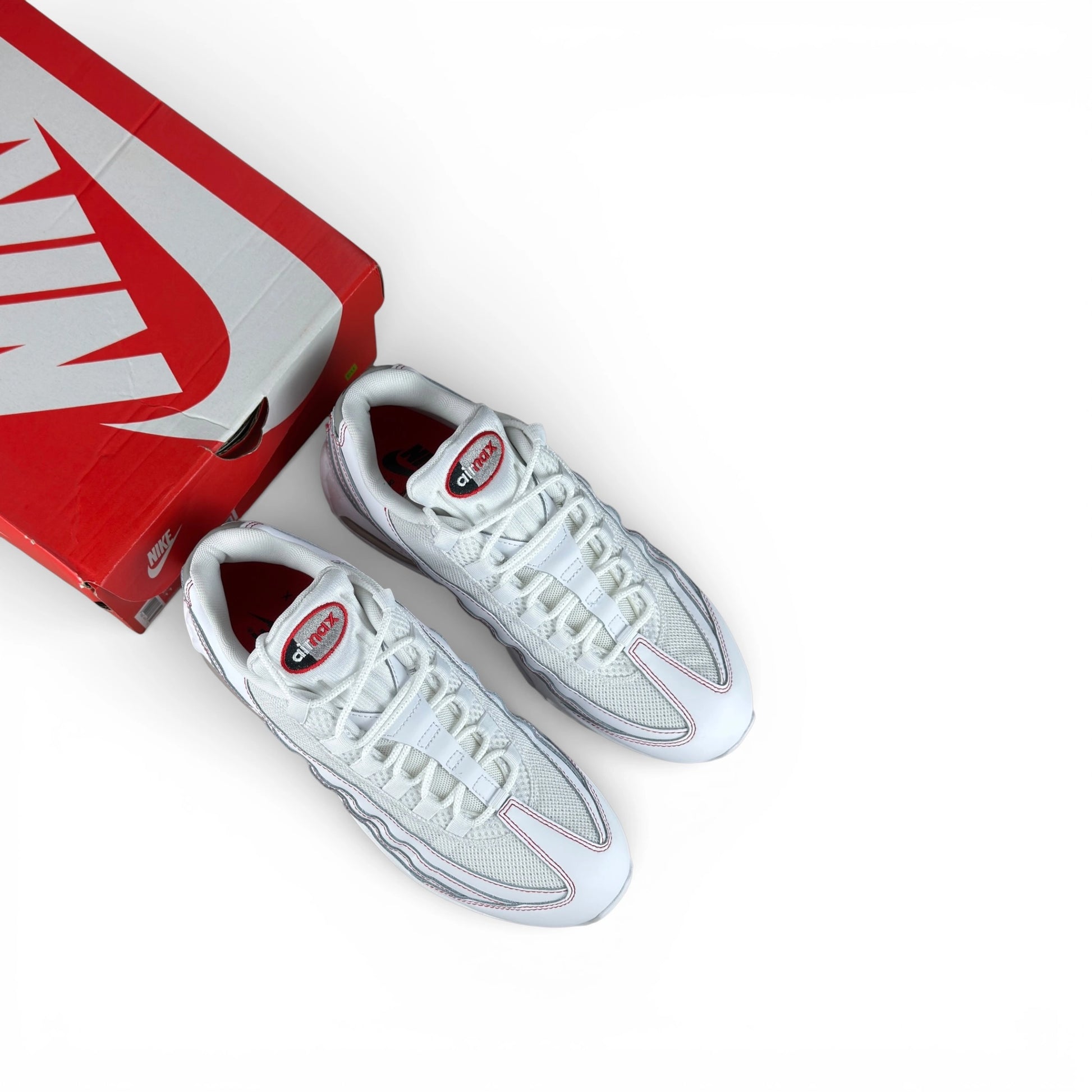 Nike Air Max 95 OG Big Bubble White University Red IB7936-100 – EU 43, brand new with original box