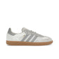 adidas Samba OG men’s sneaker in off‑white, grey two and aluminium leather