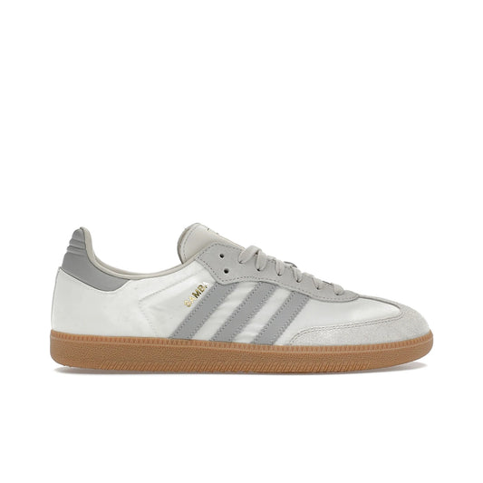 adidas Samba OG men’s sneaker in off‑white, grey two and aluminium leather