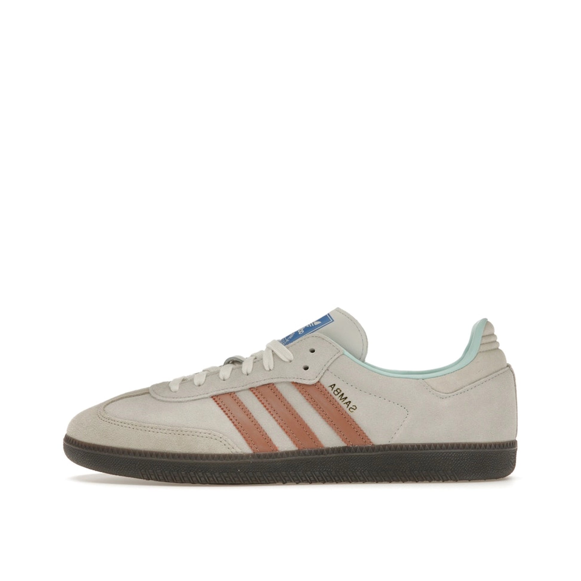 Adidas Samba OG sneakers, side view, model ID2047, clay strata color with classic design.