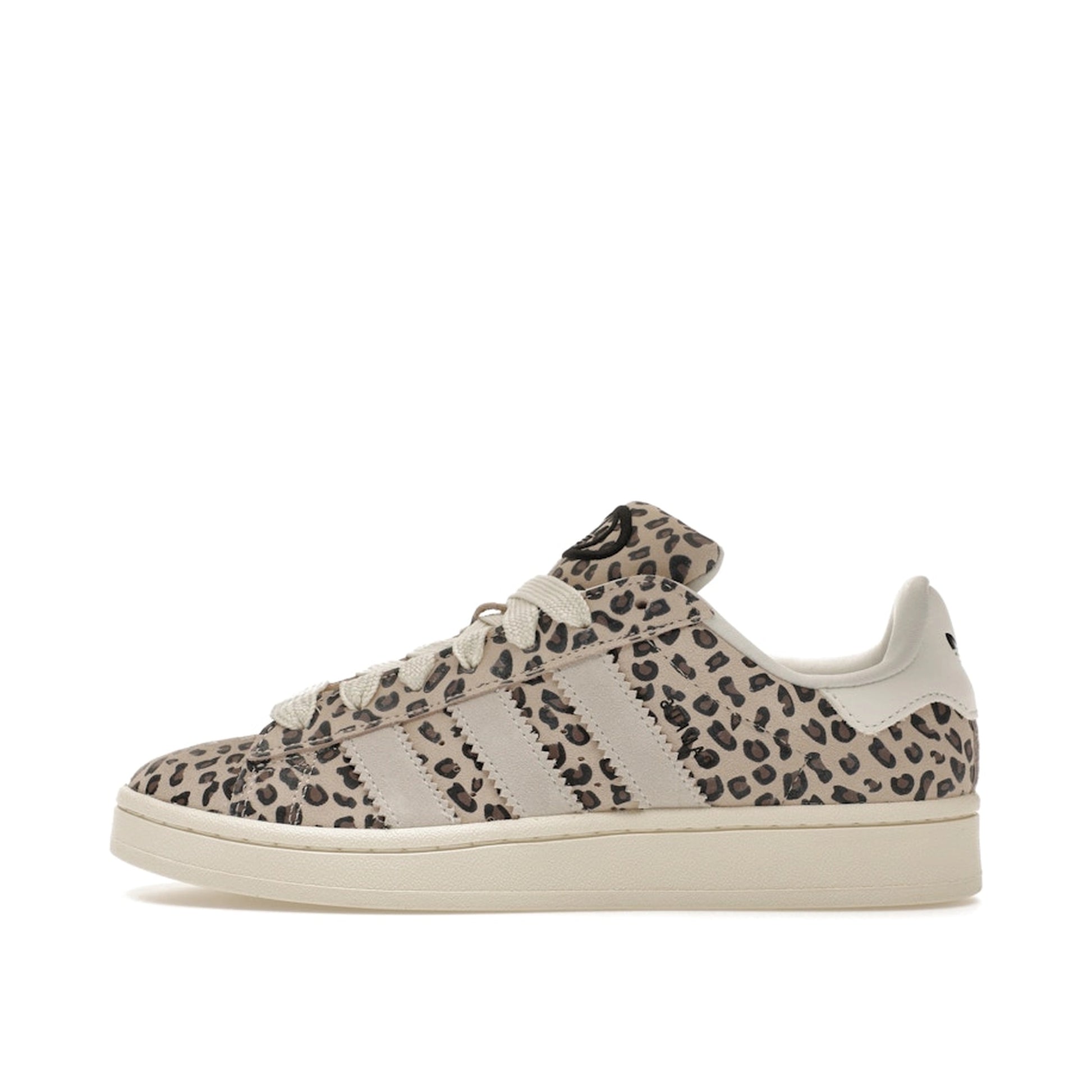 Adidas Campus 00s Leopard Women's sneakers, side view, model ID7041, leopard print.