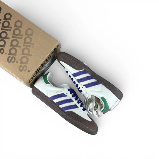 adidas Samba OG Off White Core Purple Green Brown (Women’s) ID8349 – EU 36 2/3, brand new with original box