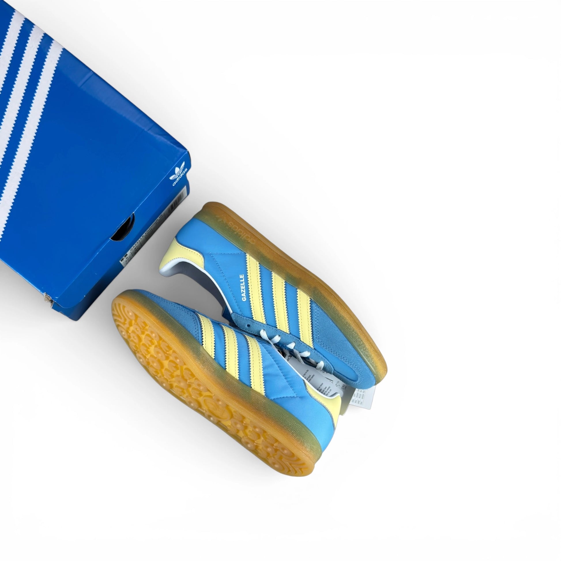 adidas Gazelle Indoor Semi Blue Burst Almost Yellow (Women’s) IE2960 – EU 37 1/3, brand new with original box
