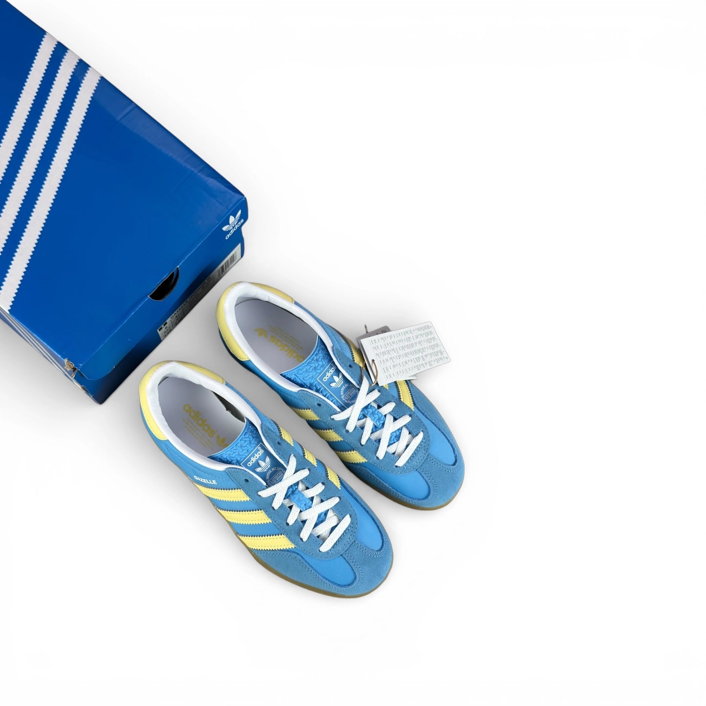 adidas Gazelle Indoor Semi Blue Burst Almost Yellow (Women’s) IE2960 – EU 37 1/3, brand new with original box