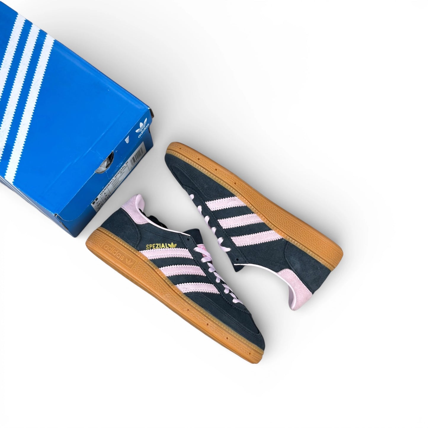 adidas Handball Spezial Core Black Clear Pink Gum (Women's) EU 36⅔