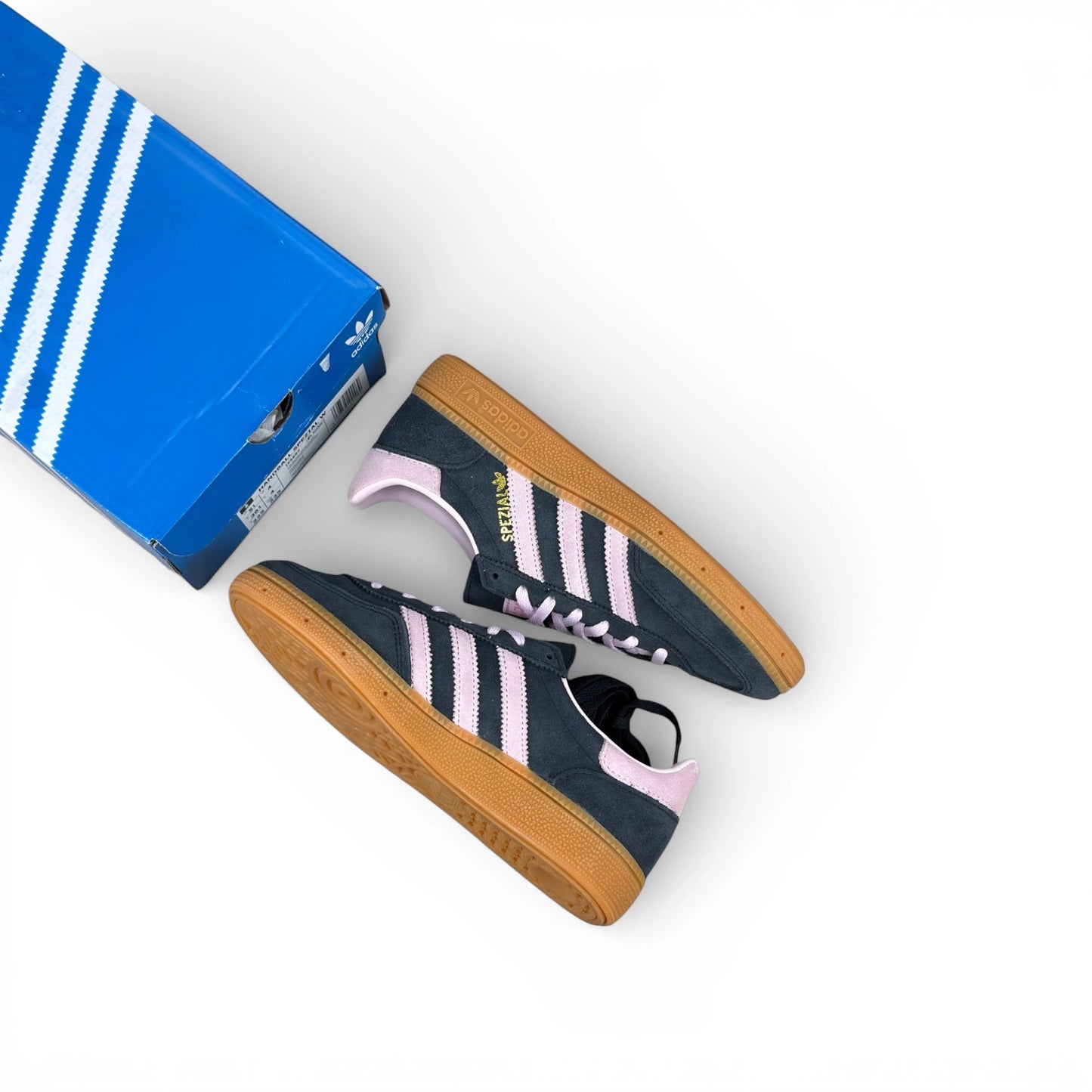 adidas Handball Spezial Core Black Clear Pink Gum (Women's) EU 36⅔