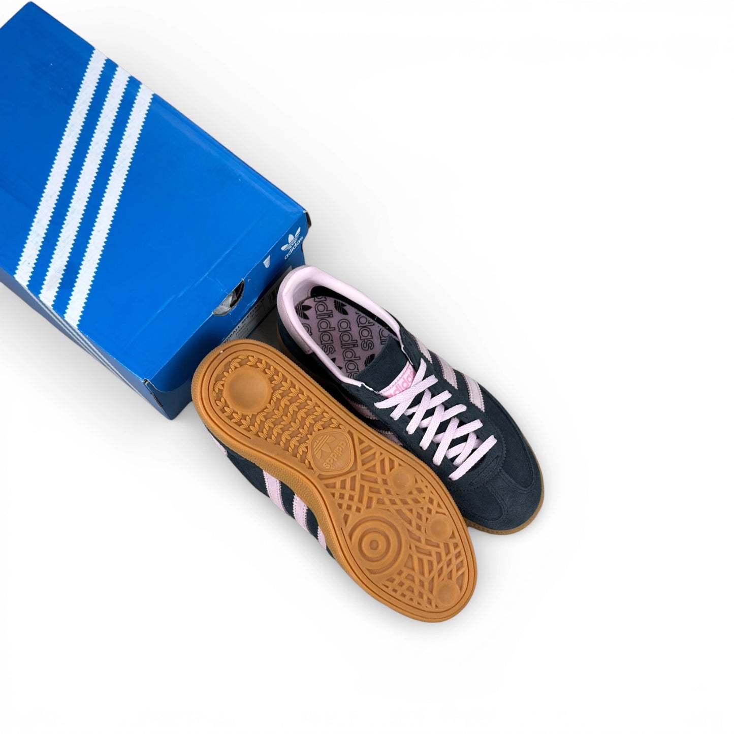 adidas Handball Spezial Core Black Clear Pink Gum (Women's) EU 36⅔