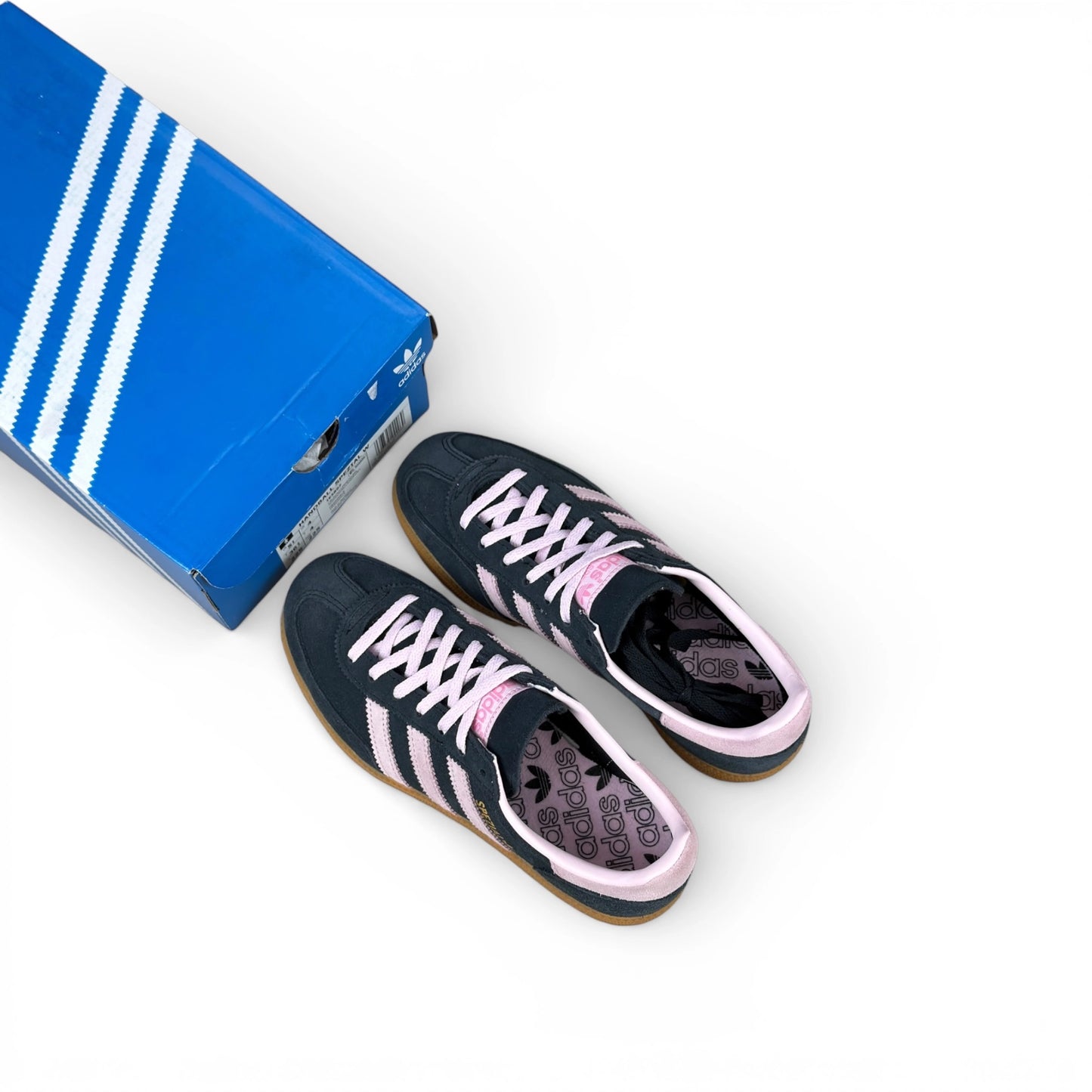 adidas Handball Spezial Core Black Clear Pink Gum (Women's) EU 36⅔