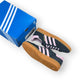 adidas Handball Spezial in black suede with pink 3-Stripes and vintage gum sole, women’s EU 39 1/3