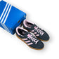 adidas Handball Spezial in black suede with pink 3-Stripes and vintage gum sole, women’s EU 39 1/3