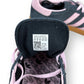 adidas Handball Spezial in black suede with pink 3-Stripes and vintage gum sole, women’s EU 39 1/3