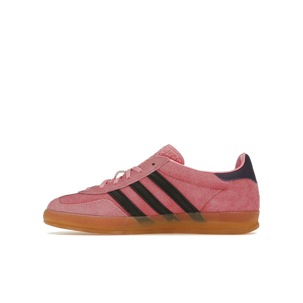 adidas Gazelle Indoor Bliss Pink women's sneakers in pink, black and purple suede – image 3 of 4