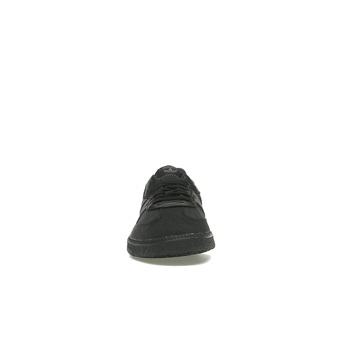 adidas Samba OG Core Black Reflective men's shoe in black leather with grey five accents – image 2 of 4