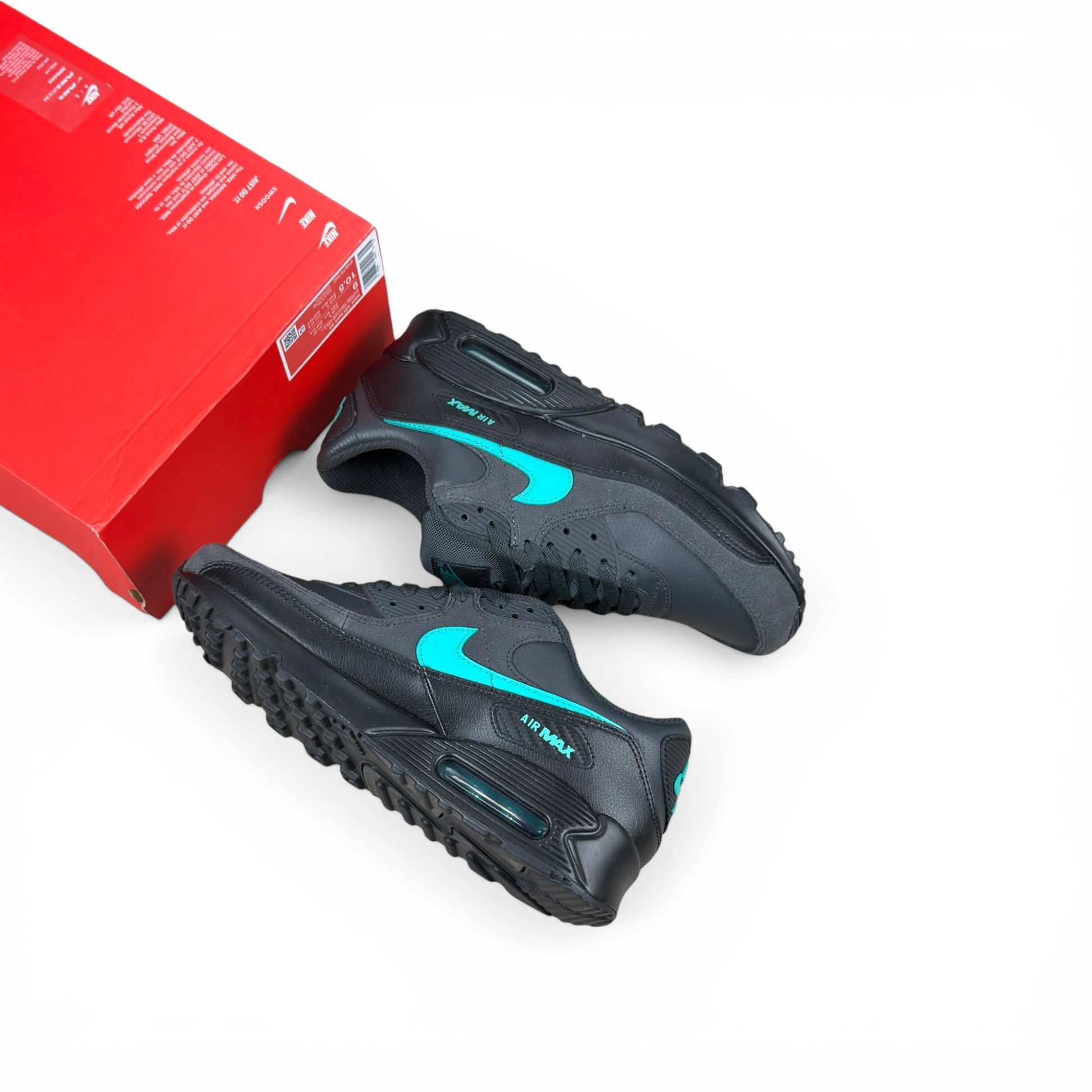 Nike Air Max 90 Black Clear Jade IF0670-002 – EU 42.5, brand new with cut box