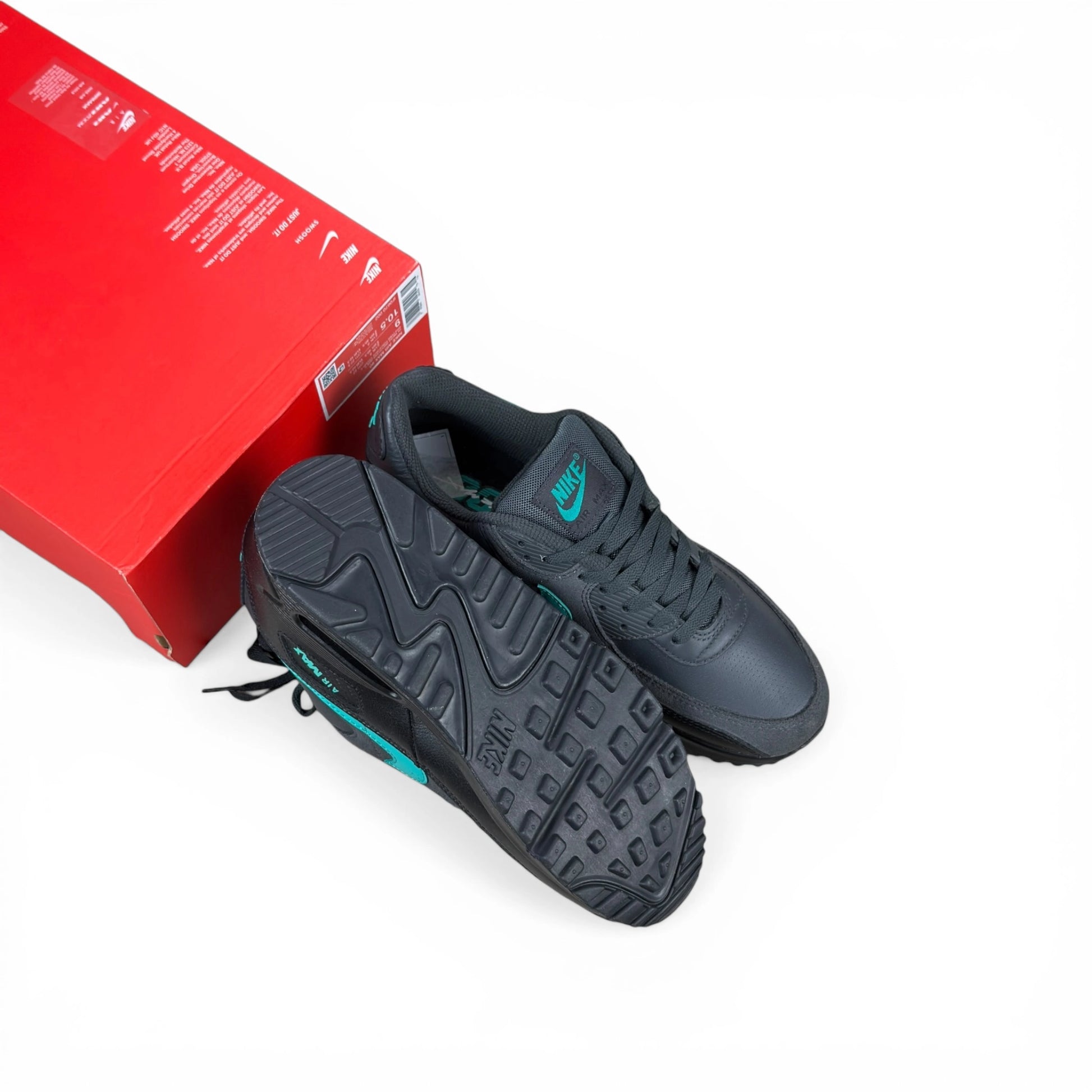 Nike Air Max 90 Black Clear Jade IF0670-002 – EU 42.5, brand new with cut box