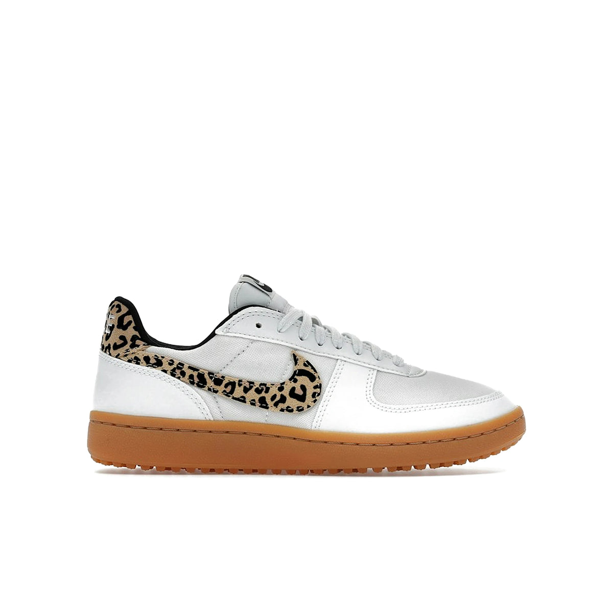 Nike Field General SE Leopard Print off‑white, gum light brown, black and sesame leather