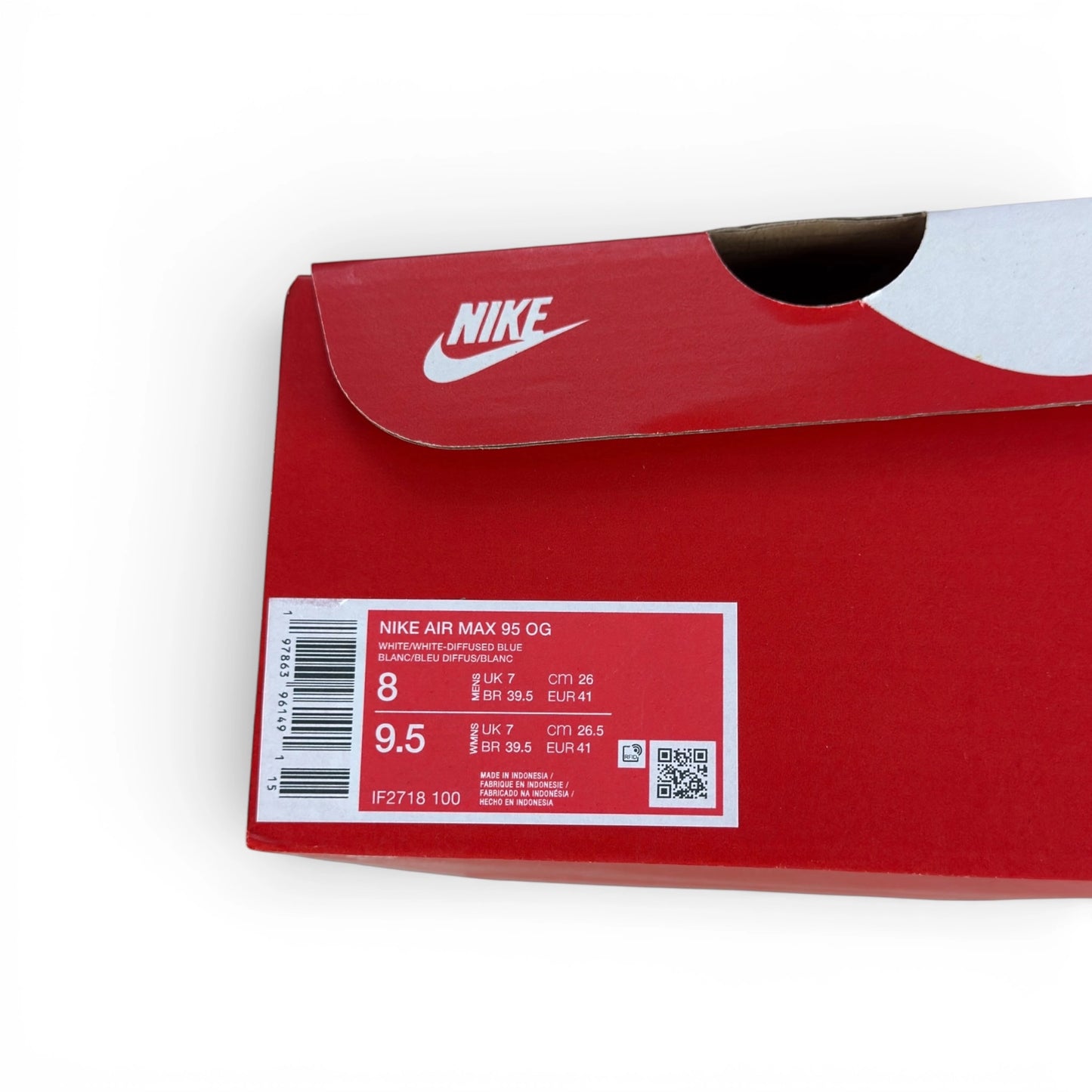 Nike Air Max 95 OG Diffused Blue IF2718-100 – EU 41, brand new with original box