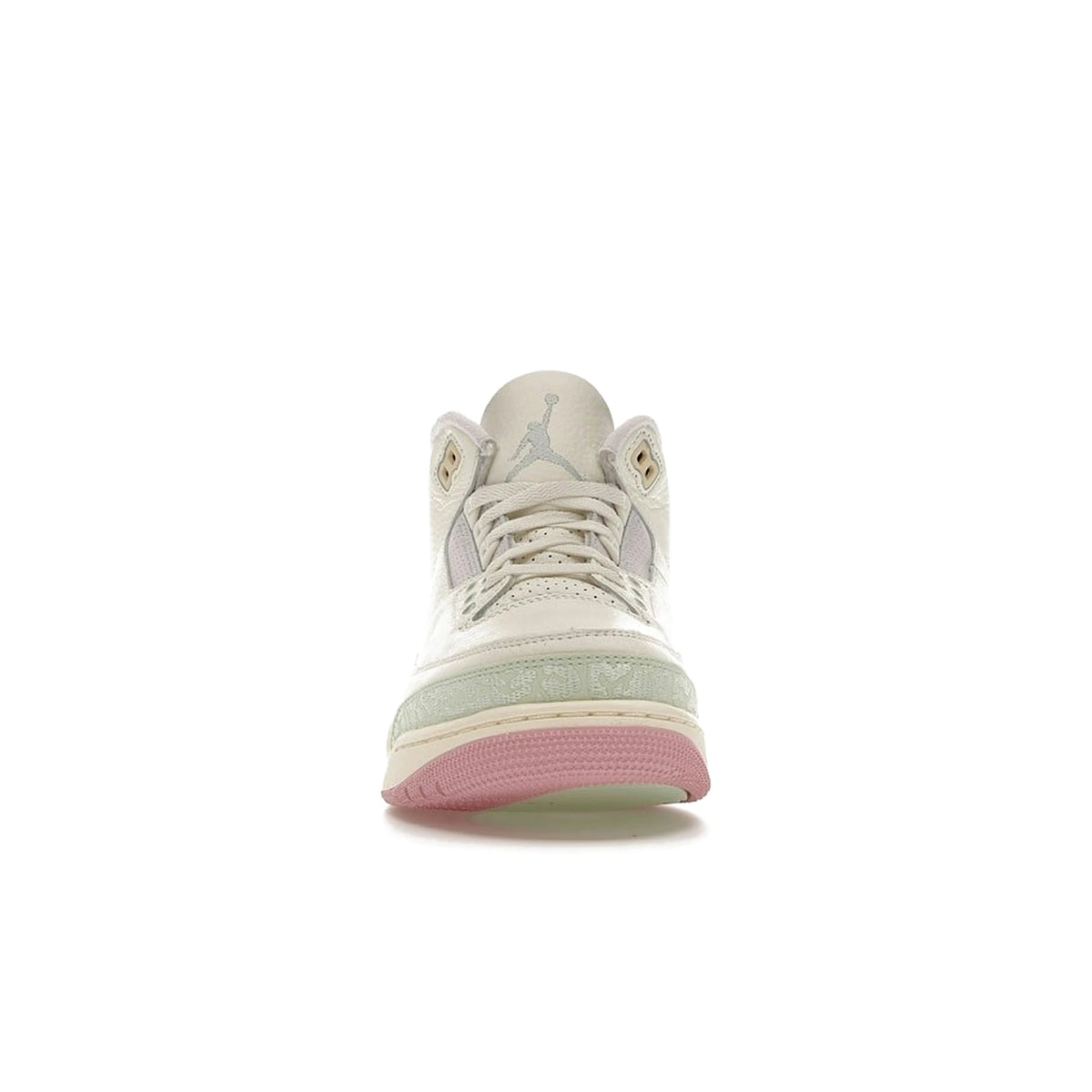 Jordan 3 Retro Spring Is In The Air in summit white, off noir and violet ore leather and velvet – image 2 of 4