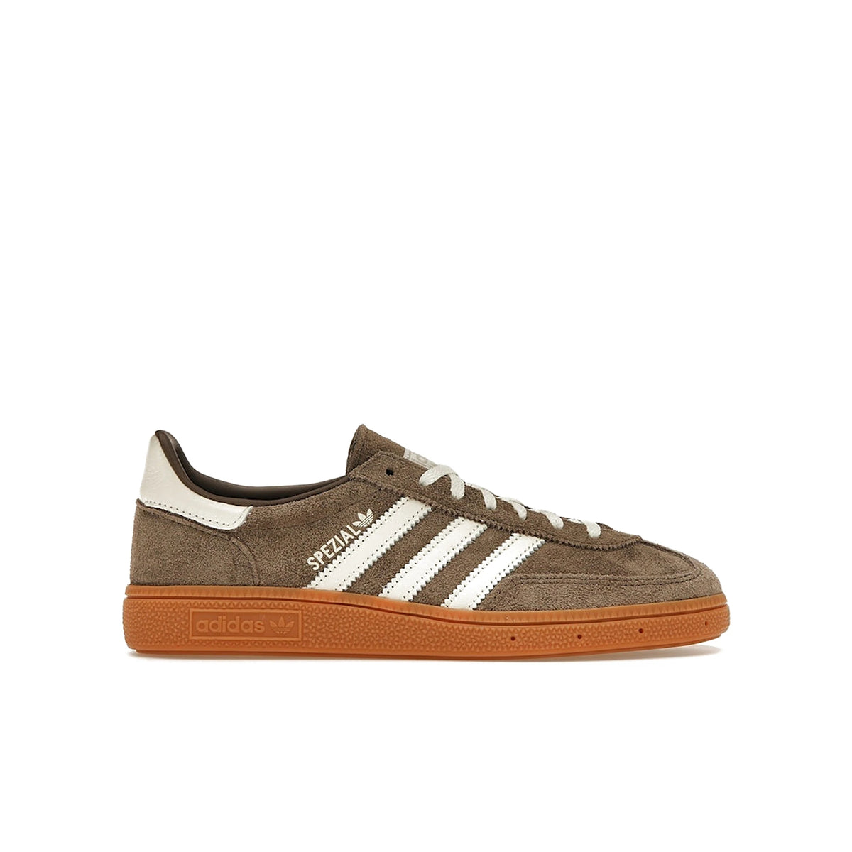 adidas Handball Spezial Earth Strata Gum women's sneaker in earth strata, off‑white and gum suede