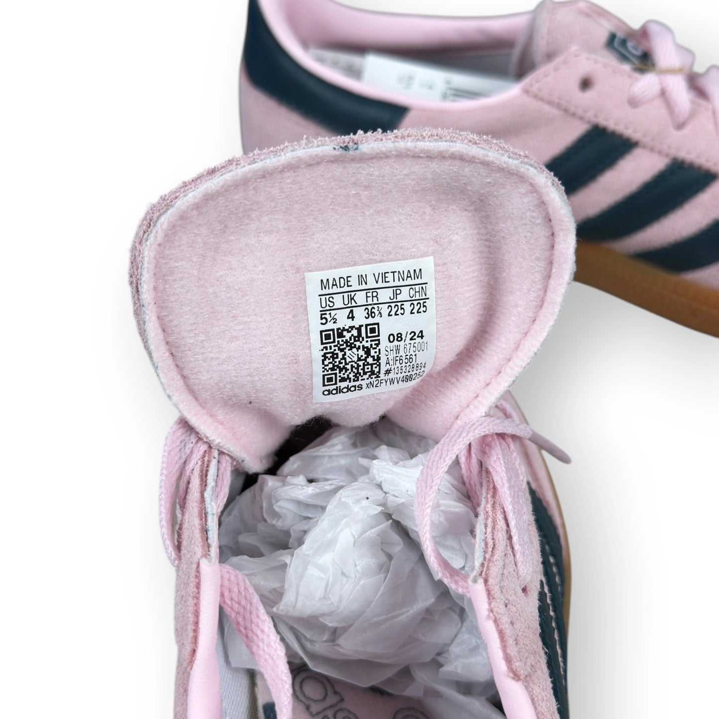 Adidas Handball Spezial Clear Pink Arctic Night IF6561 – EU 36 2/3, brand new with original box