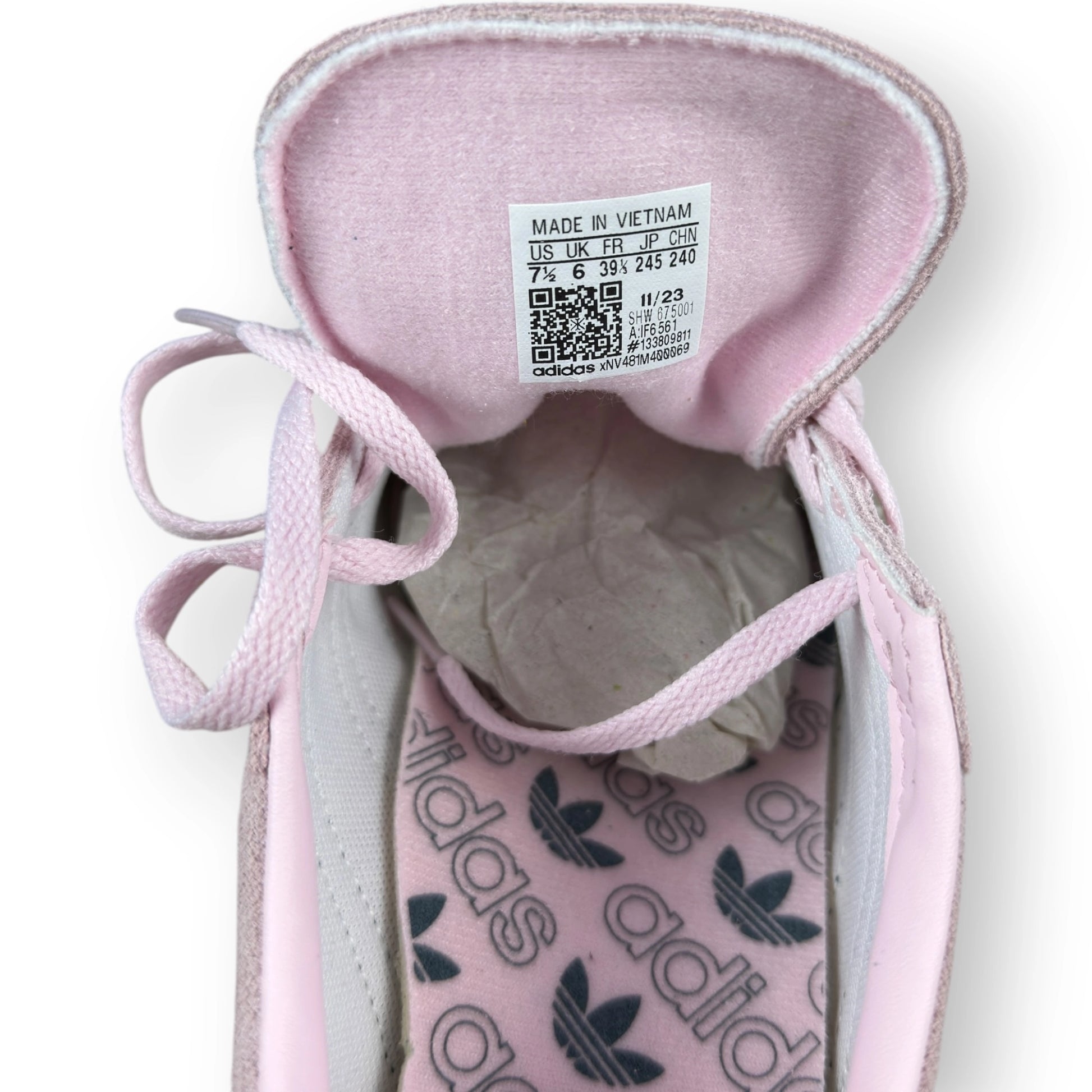 Adidas Handball Spezial Clear Pink Arctic Night IF6561 – EU 39 1/3, brand new with original box