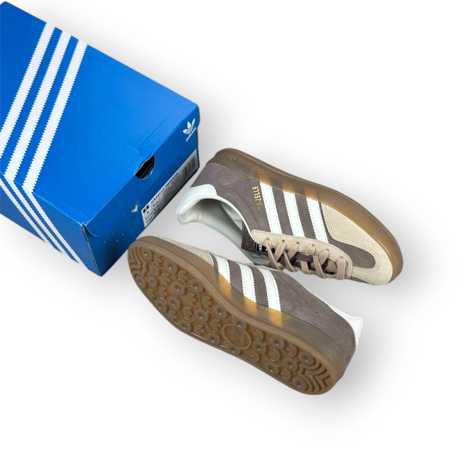 adidas Gazelle Indoor Earth Strata Magic Beige IF9646 – EU 37 1/3, brand new with original box