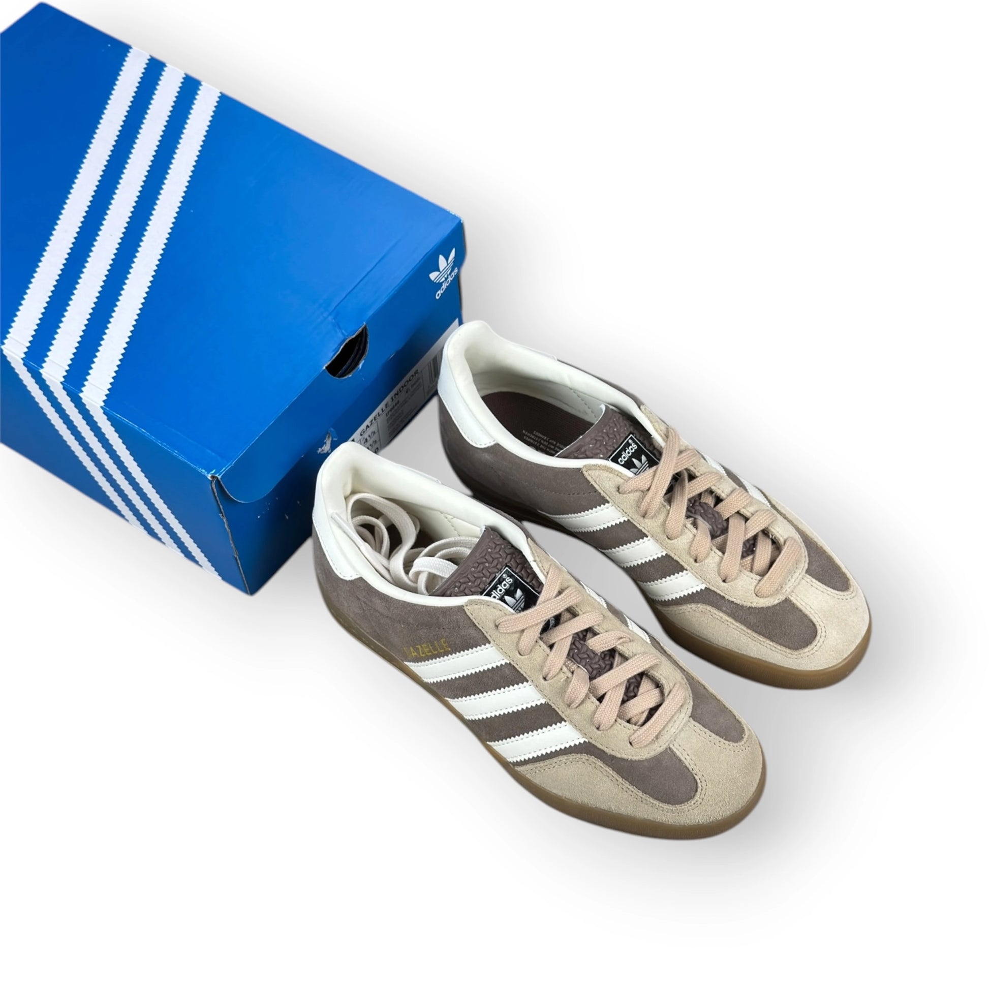 adidas Gazelle Indoor Earth Strata Magic Beige IF9646 – EU 37 1/3, brand new with original box