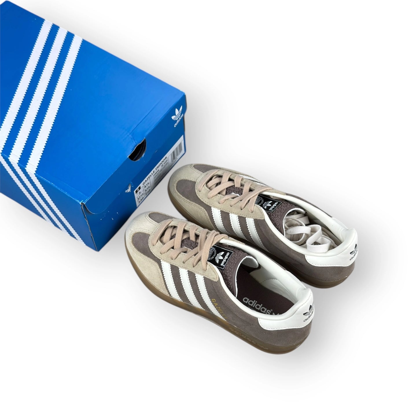 adidas Gazelle Indoor Earth Strata Magic Beige IF9646 – EU 37 1/3, brand new with original box