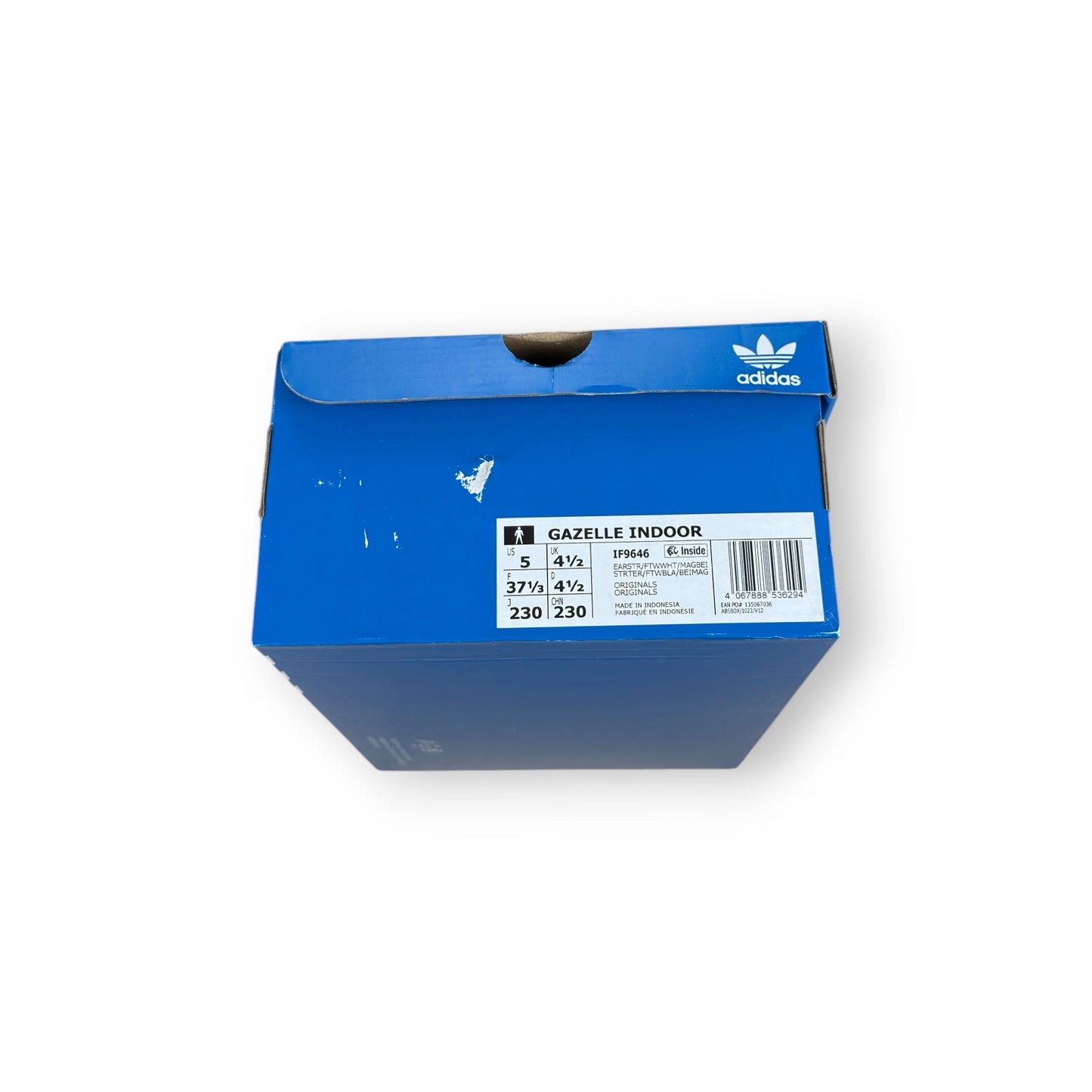 adidas Gazelle Indoor Earth Strata Magic Beige IF9646 – EU 37 1/3, brand new with original box