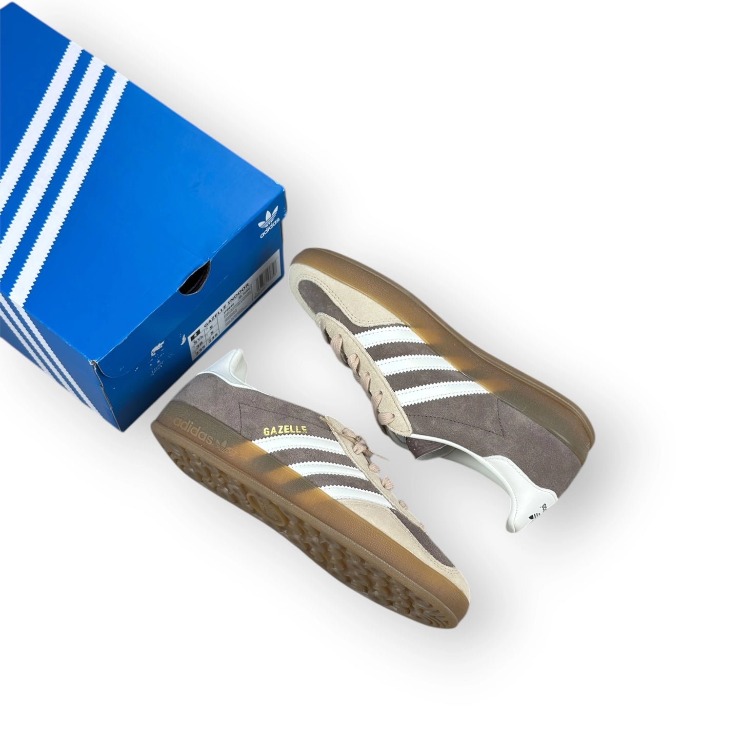 adidas Gazelle Indoor Earth Strata Magic Beige IF9646 – EU 38, brand new with original box