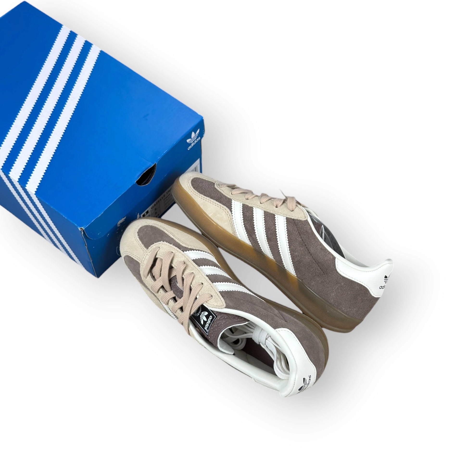 adidas Gazelle Indoor Earth Strata Magic Beige IF9646 – EU 38, brand new with original box