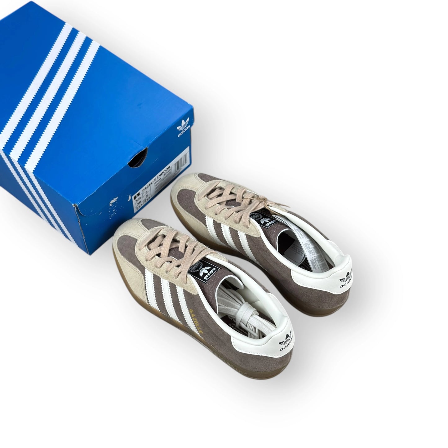 adidas Gazelle Indoor Earth Strata Magic Beige IF9646 – EU 38, brand new with original box
