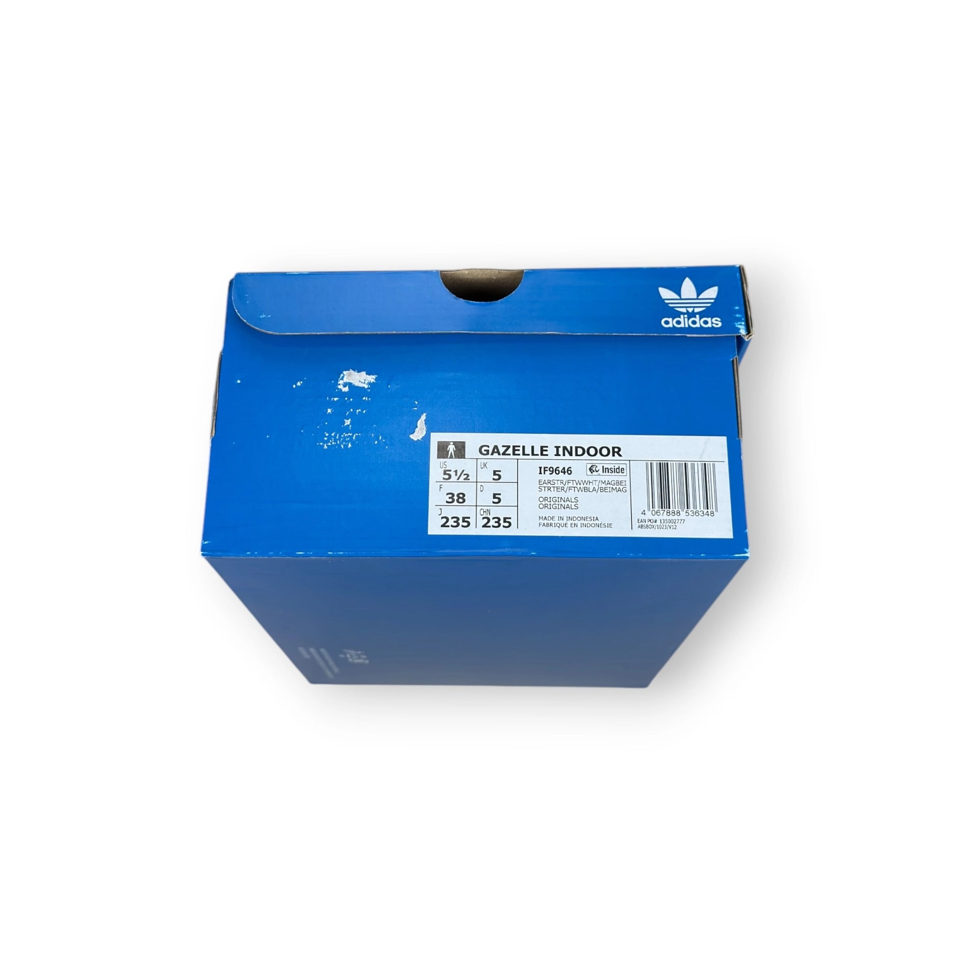 adidas Gazelle Indoor Earth Strata Magic Beige IF9646 – EU 38, brand new with original box